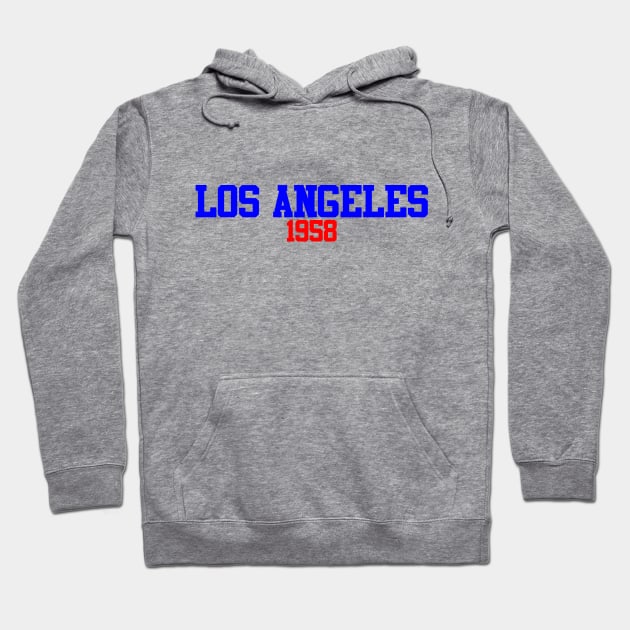 Los Angeles 1958 Hoodie by GloopTrekker